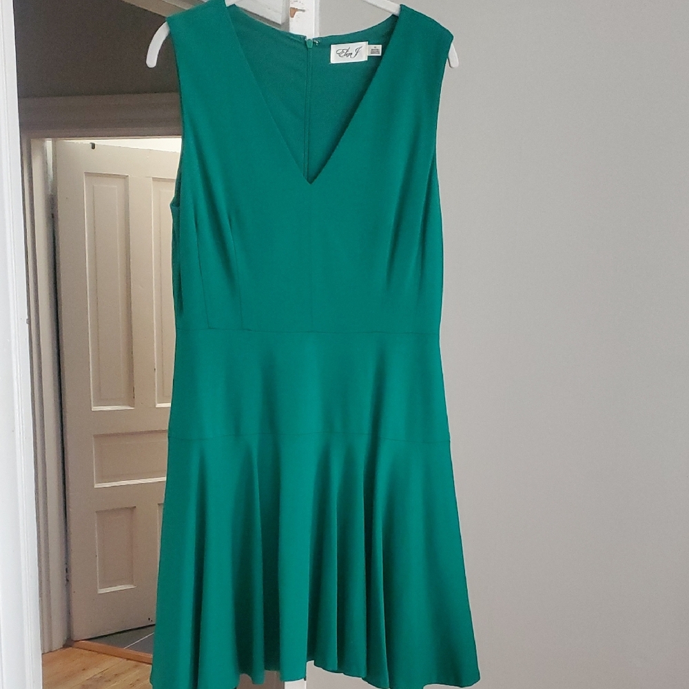 Eliza J Vibrant Green Mini Dress
